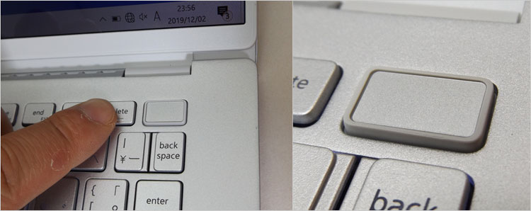 電源ボタン統合型のを指紋認証リーダー