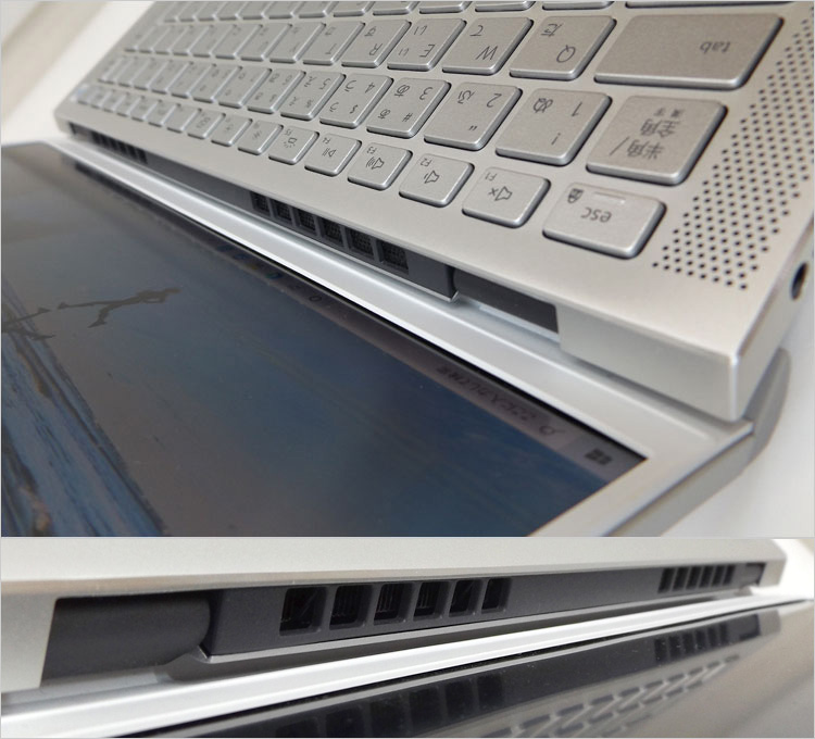 排気されるエアーフロー