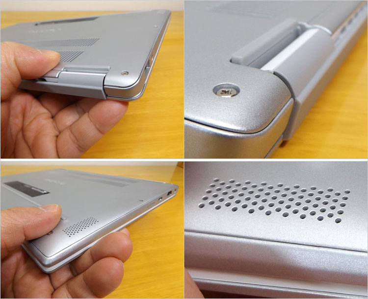 左右に配置されたスピーカー