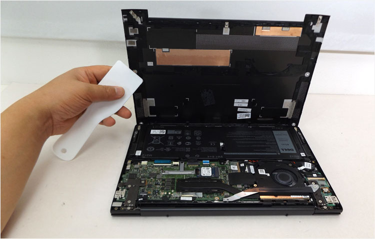 これがInspiron 7391 2-in-1の内部構造