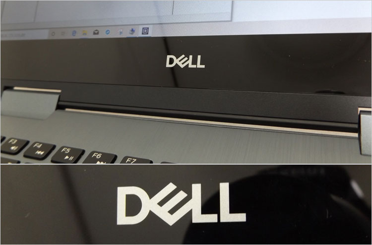 ディスプレイのDELLロゴ