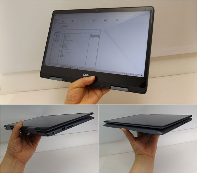 ジャイロセンサーにより自動で画面が回転