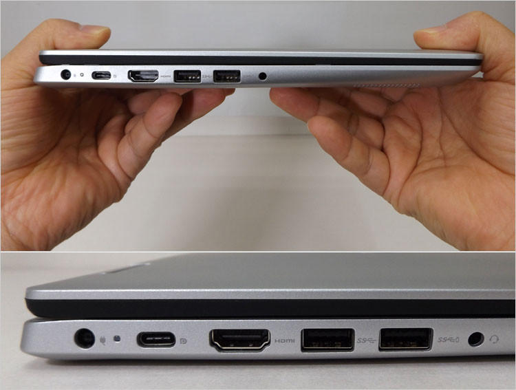 電源コネクタの右隣に電源ライト