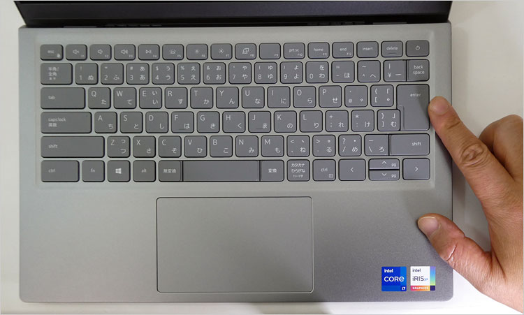 Inspiron 14（5410）の従来から使いやすくなったキーボード