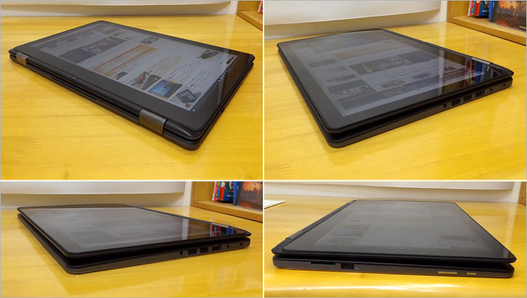 Inspiron 15 7000シリーズ 2 in 1の視野角度極端な