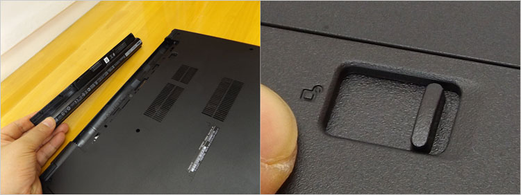 気軽にバッテリーの着脱