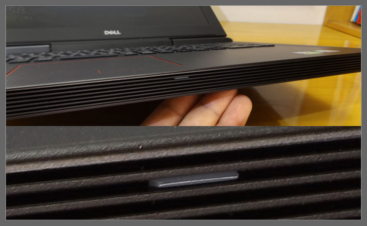 Max-Q Design のNVIDIA® GeForce® GTX 1060グラフィックスと、クアッドコアの第7世代インテル® Core™ プロセッサーを搭載した15インチゲーミングノートパソコン