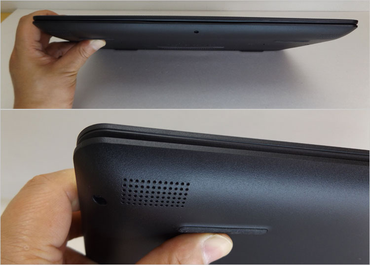 左右にスピーカ