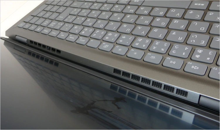 つなぎ目位置に排気口を配置