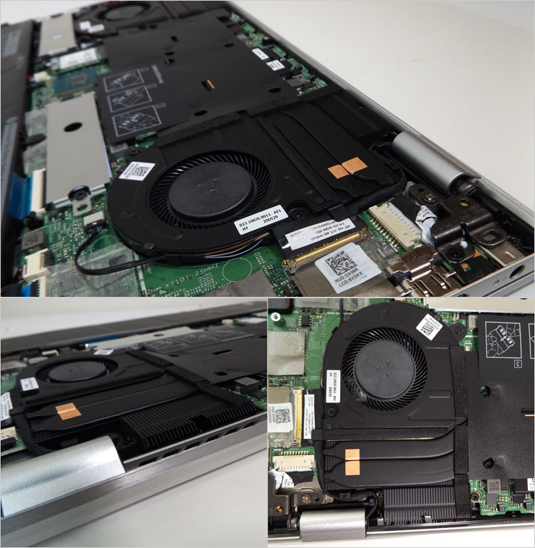 空冷ファンもかなり薄型