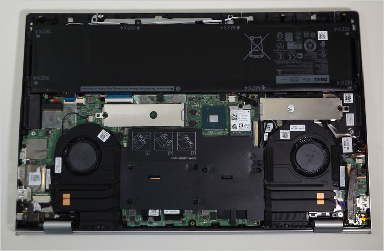 デュアルファンの内蔵