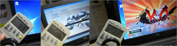 消費電力の低さ