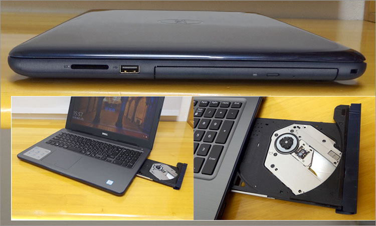 光学ドライブ搭載