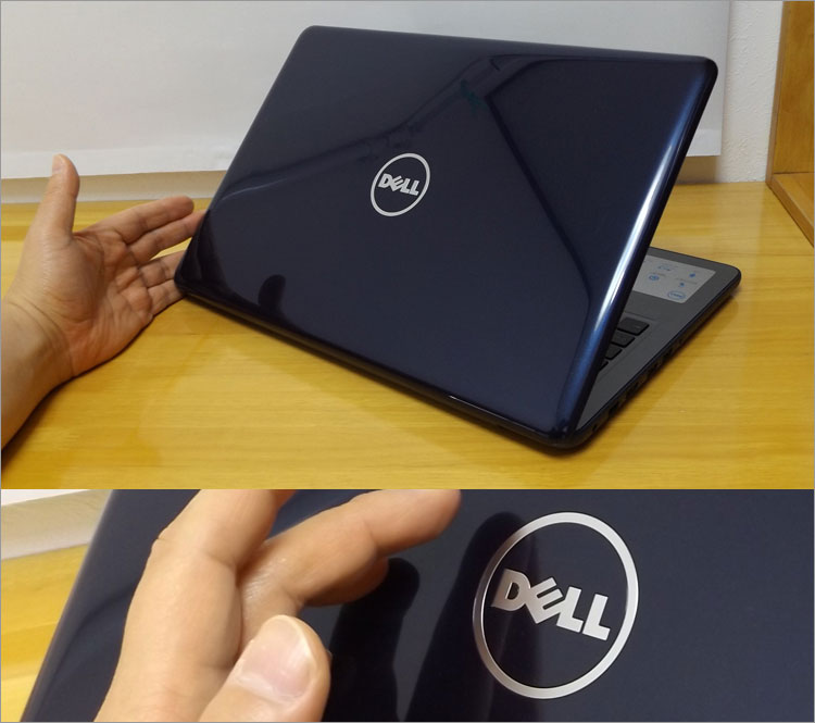 Inspiron 15実機では、「ネイビー」