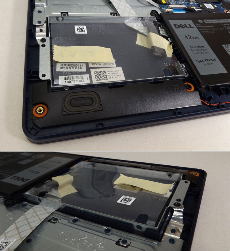 NVMe SSD+2.5インチHDDのデュアル・ストレージ構成