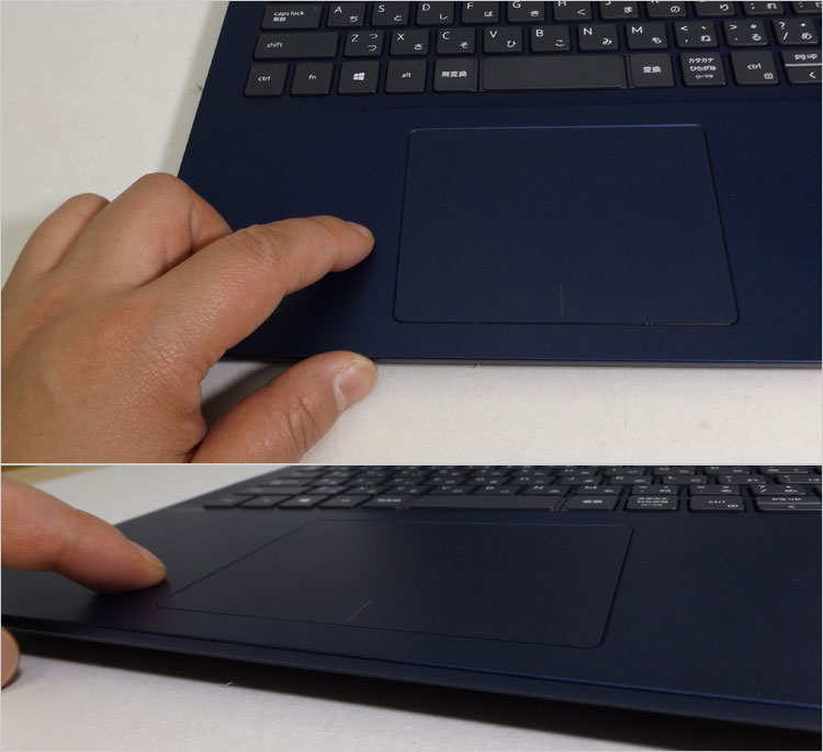 ややガタガタするが固さ