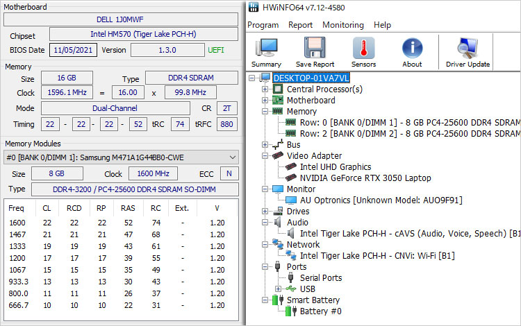 “ メインメモリ ” に16GB DDR4メモリ-3200MHz