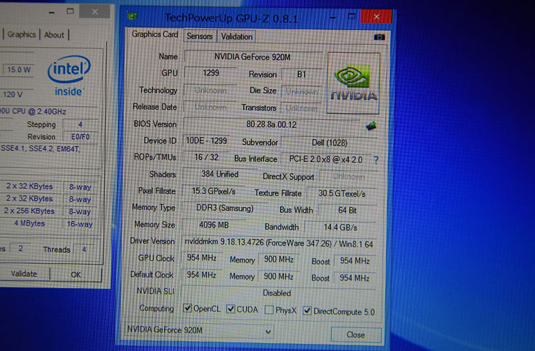 GeForce 920M 4GB DDR3