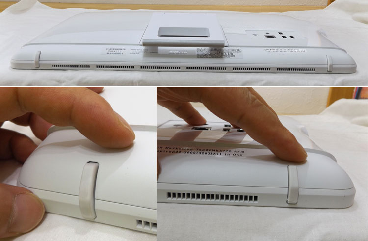 スタンドゴムが配置