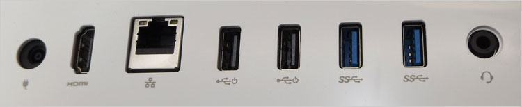 LAN端子はギガビットイーサー