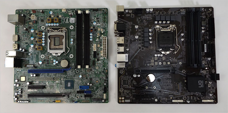 直に付いているオンボード端子