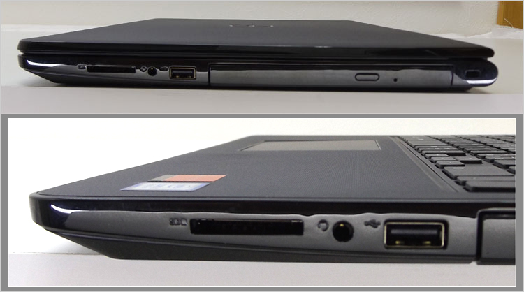 Inspiron 15（3576）ではSDカードスロット
