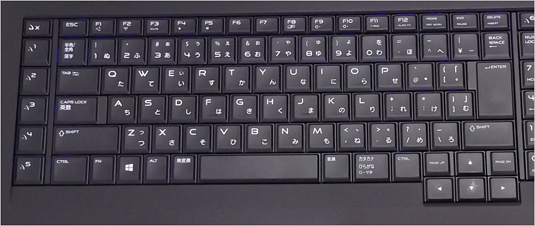 マクロキー付きのALIENWARE 17キーボード