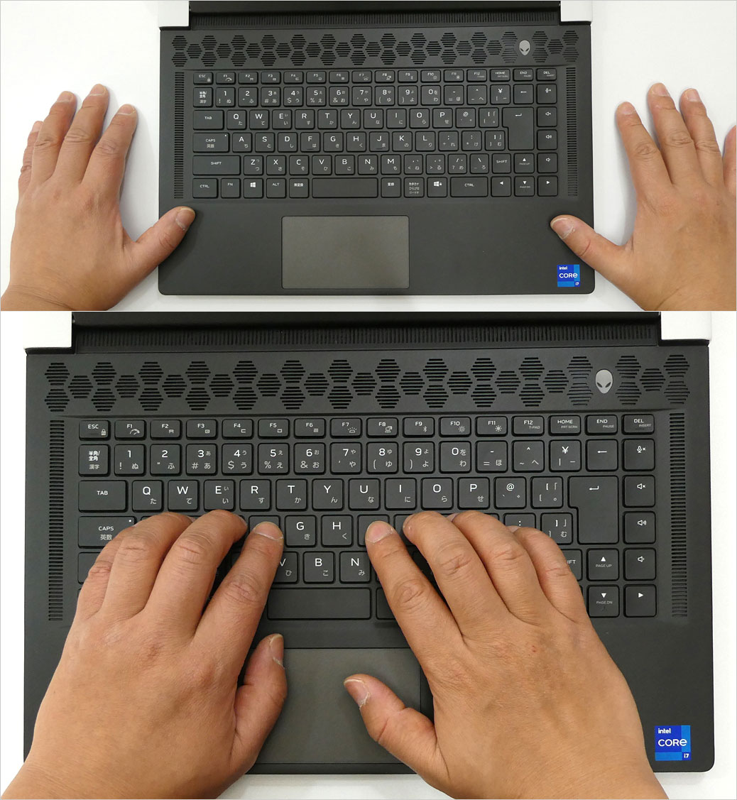 Alienware x15-R1での搭載