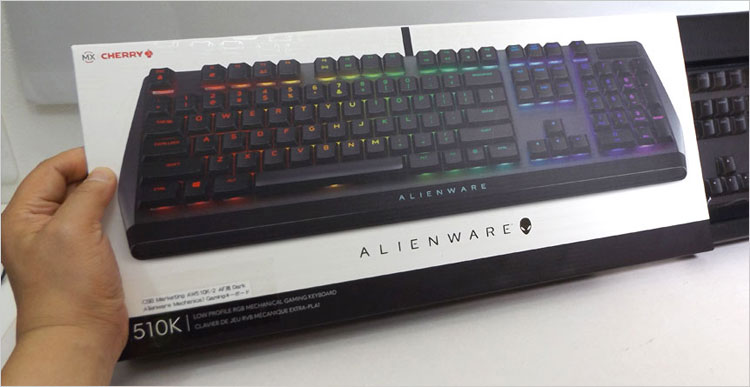 Cherry製MXスイッチ赤軸採用AW510K （2020年2月レビュー）