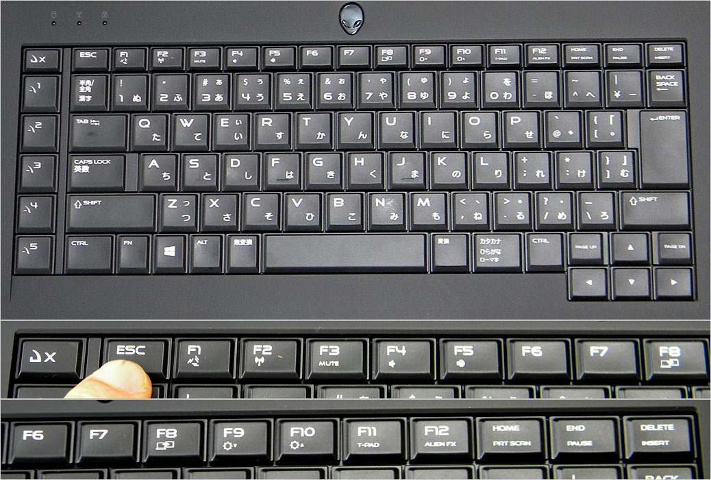 ALIENWARE 15（R2）。Skylake（HQ/HKシリーズ）設計の15型ゲーミングノート