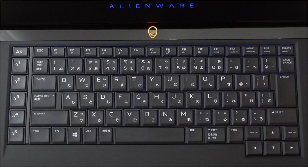 ALIENWARE 15（R3）。KabyLake （HQシリーズ）