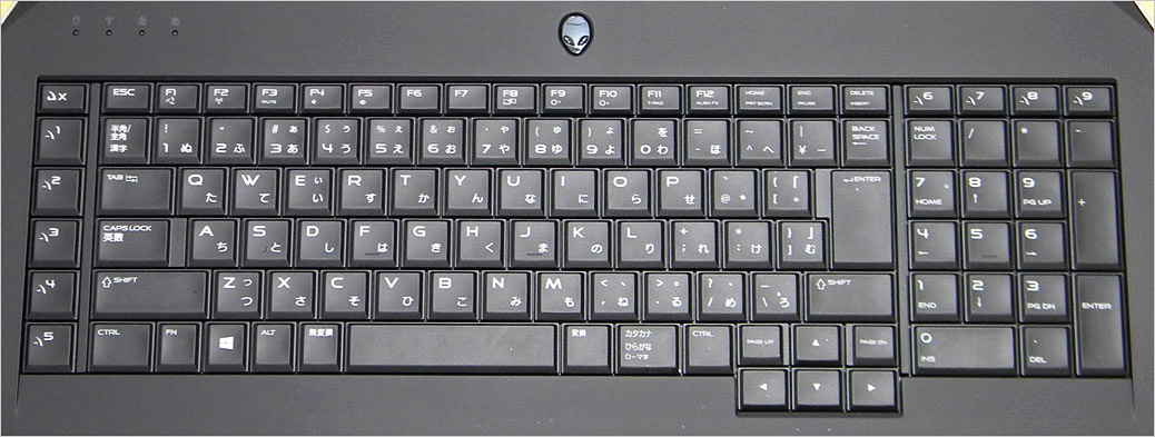 ALIENWARE 17（R2）。Haswell設計の17型