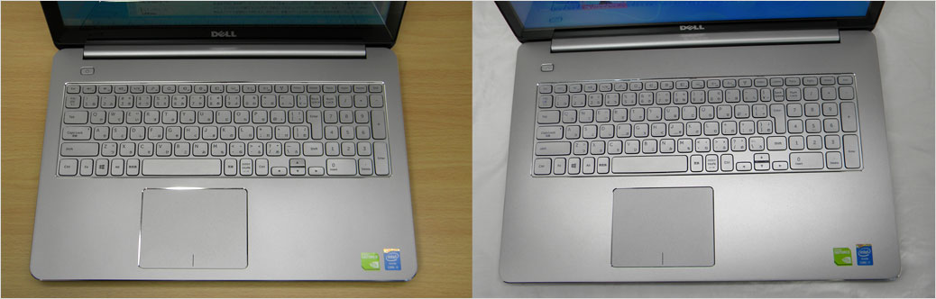 右が17型のInspiron 17（7737）