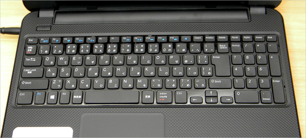 Inspiron 15（3521）も同じキーボード