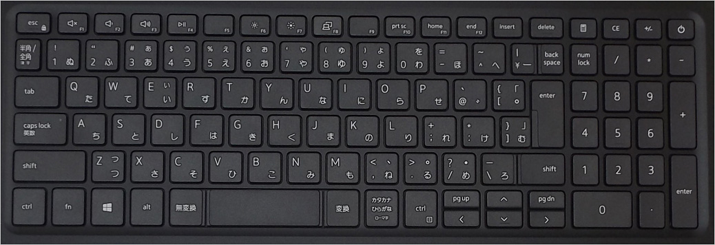 Vostro 15（5590）のキーボード使用感レビュー