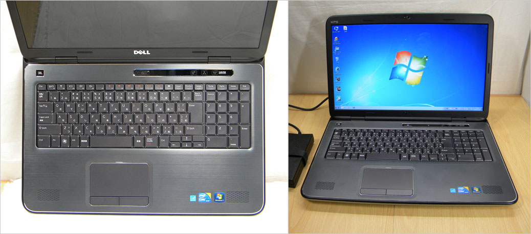 XPS 17（L701X）の様子