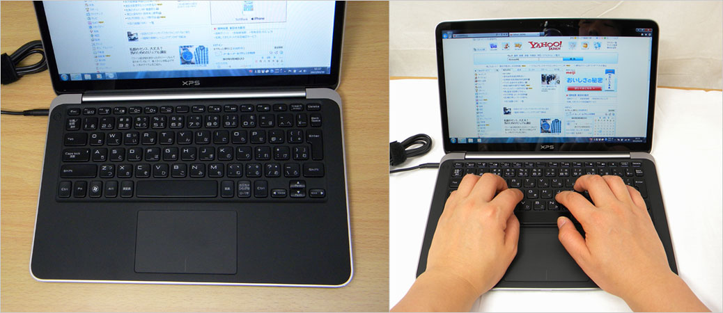 XPS 13（L321X）の様子