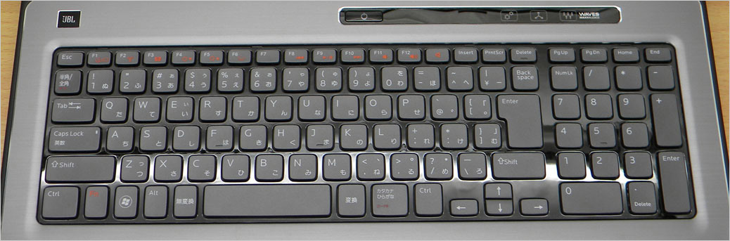 XPS 17（L702X）アイソレーションキーボードへ刷新
