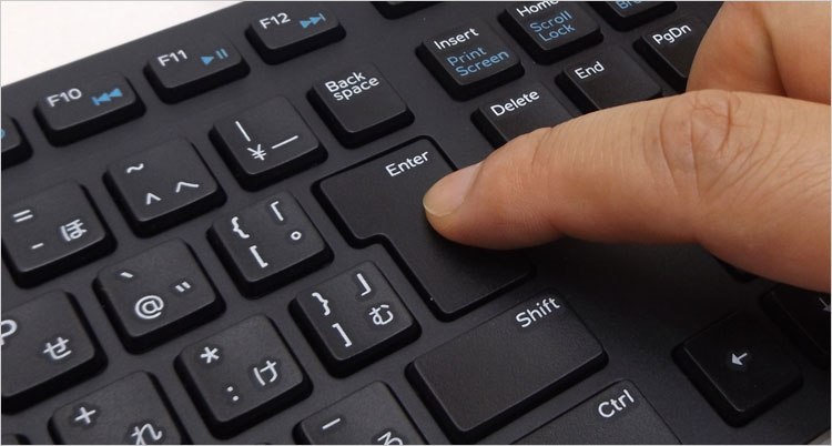 kb216dのEnterキー