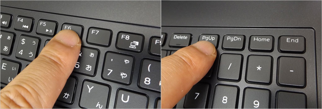 ファンクションキー列