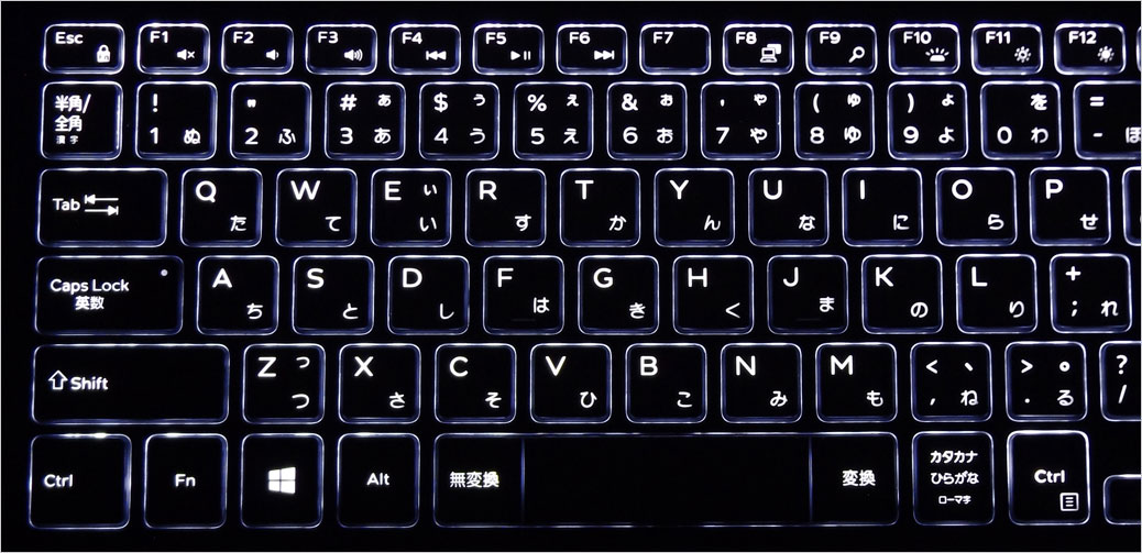 このキーボードパーツでは、G5-15（5500）