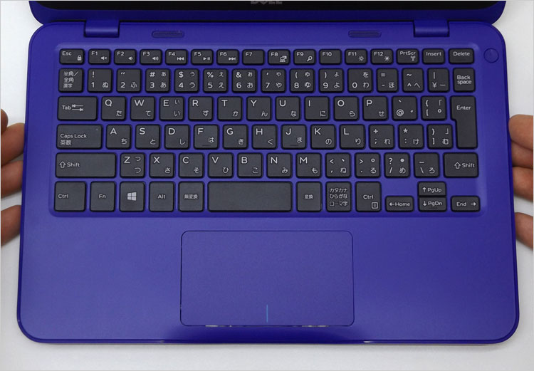 Inspiron 3180のブルーキーボード