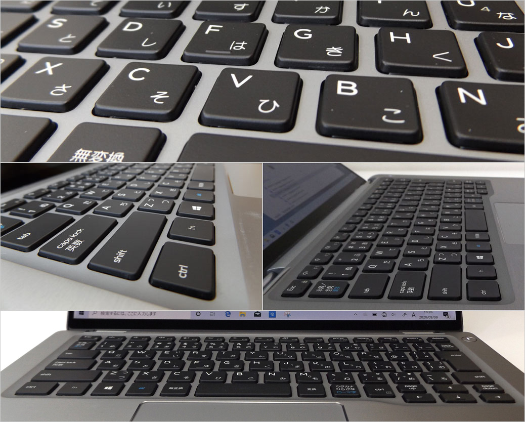 さほど指先にフィットする感じはなく