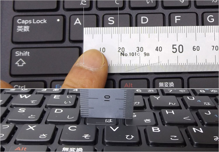 キーストロークにキーチッピ