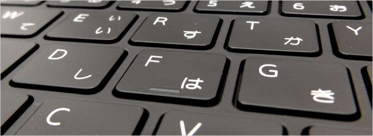 指先がフィットするタイプではない