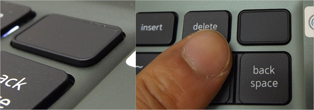 被写体：Inspiron 7415 2-in-1　指紋認識