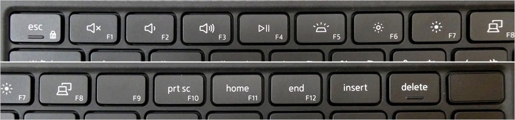 「Fn + Escキー」を押すと、その優先キーを切り替える