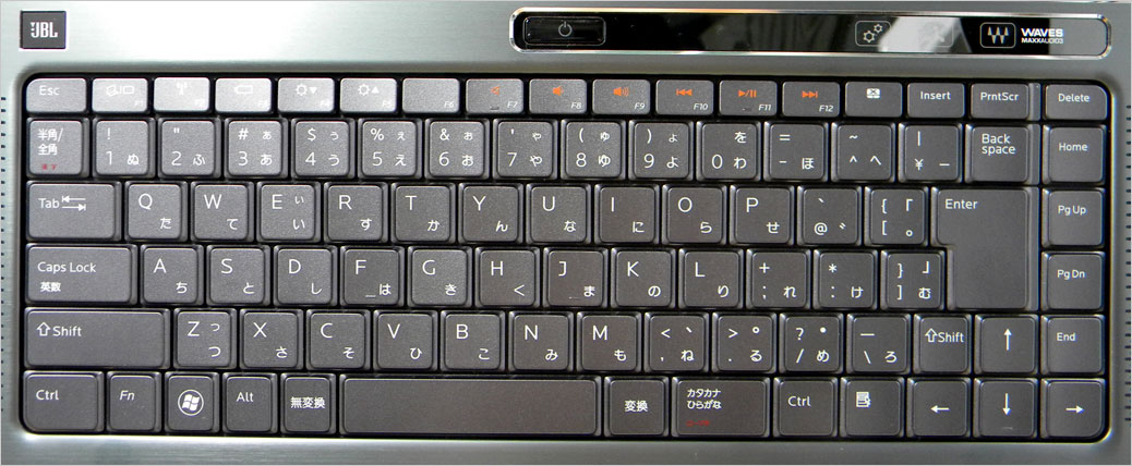 XPS 15（L501x）のキーボード