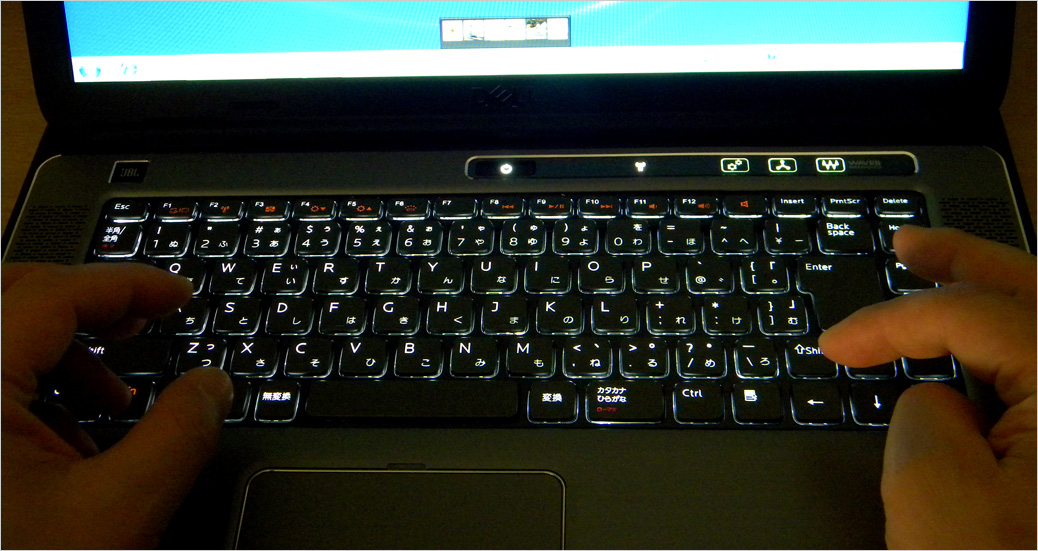 バックライトキー（F6兼用）