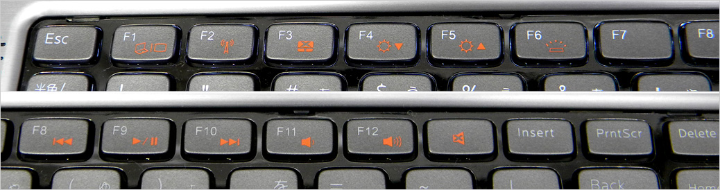 タッチパッド機能のオンオフ・ボタン